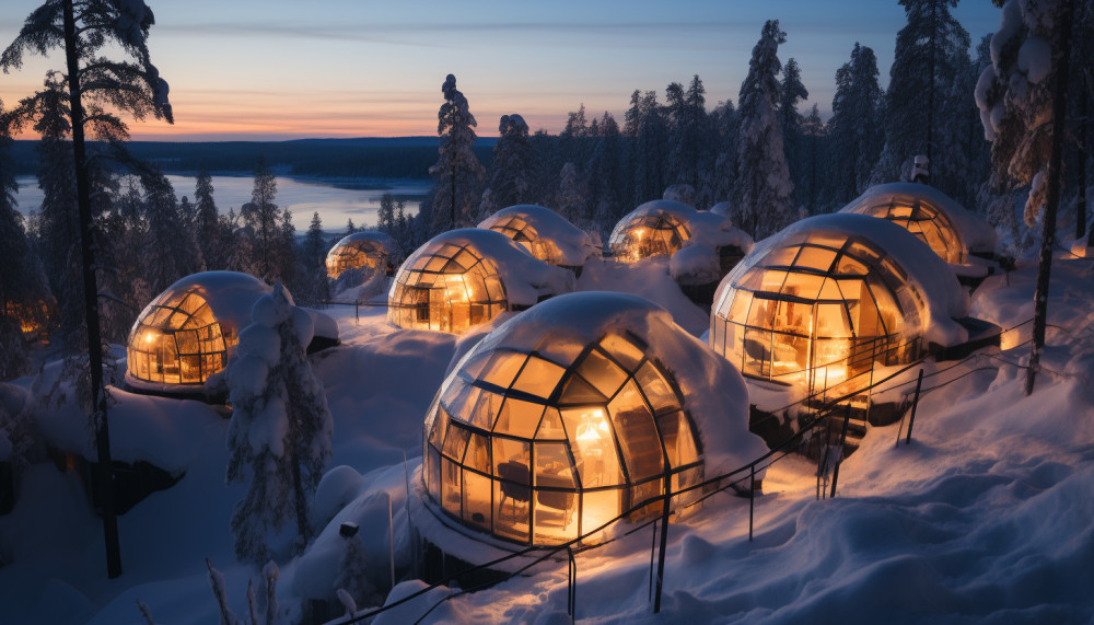 Esplorare l'ospitalità unica degli igloo finlandesi
